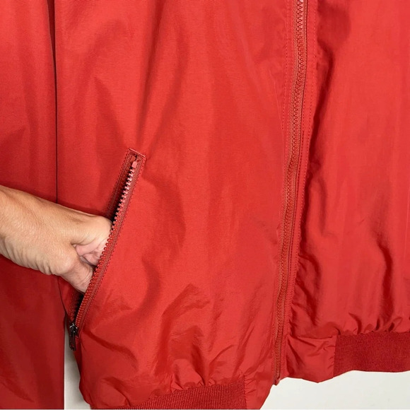 LL Bean Men's Warm-Up Jacket, Flannel Lined workwear water and wind resistant - Picture 5 of 15